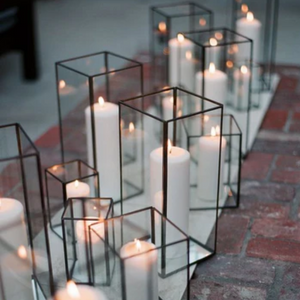CANDLES + CANDLE HOLDERS