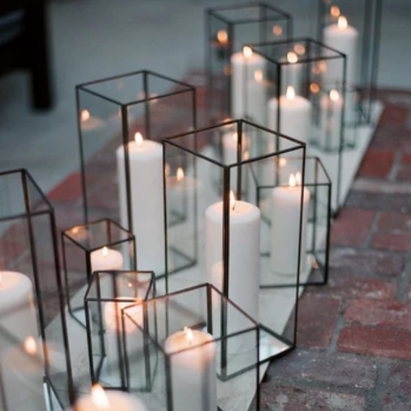 CANDLES + CANDLE HOLDERS