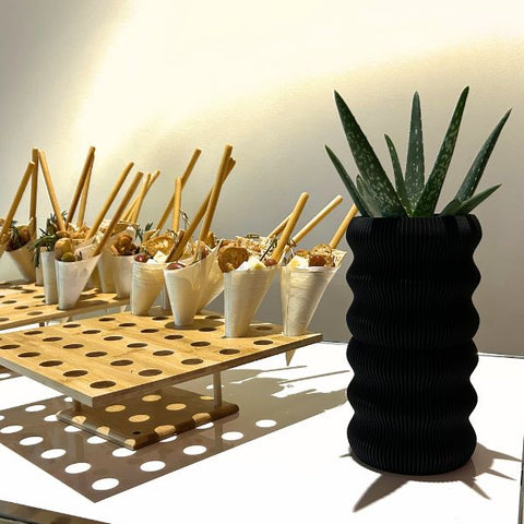 3D120 - 3D PRINTED 10" WAVE VASE