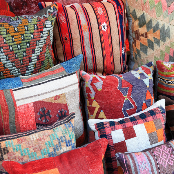 UPCYCLED FABRIC CUSTOM PILLOWS