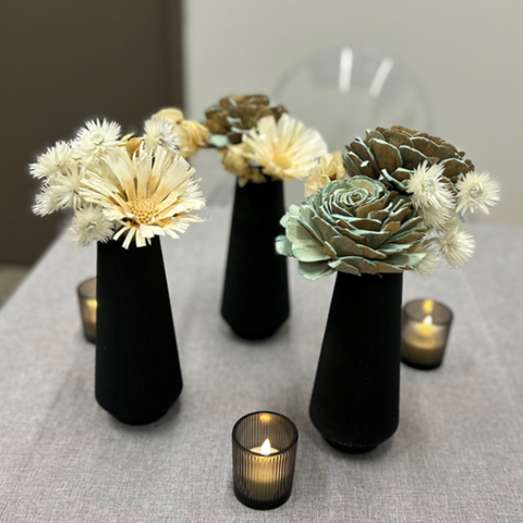 DF300 - DRIED FLOWERS + 3D PRINTED BUD VASE
