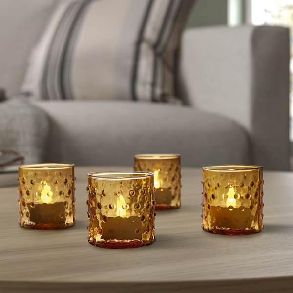 CH410 - FAUX TEA LIGHTS FOR VOTIVE HOLDERS : BATTERY RECYCLING PROGRAM