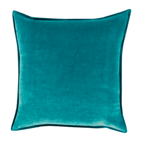 PIL261 - AQUA BLUE VELVET PILLOW