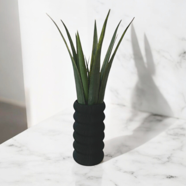 PT251 - FRESH or FAUX ALOE VERA PLANTS + 3D PRINTED POTS