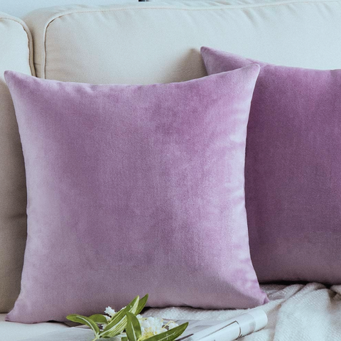 PIL250 - LAVENDER PURPLE VELVET PILLOW