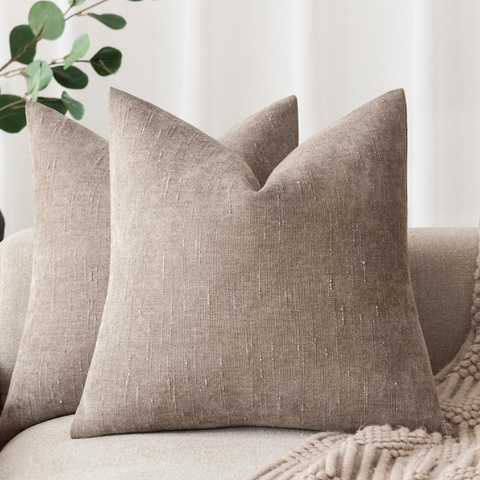 PIL004 - MOCHA LINEN PILLOW