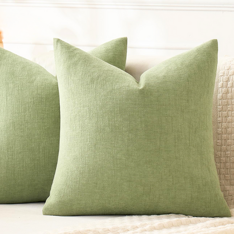 PIL300 - SAGE GREEN LINEN PILLOW
