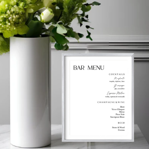MF005 - SILVER FRAME 8 X 10
