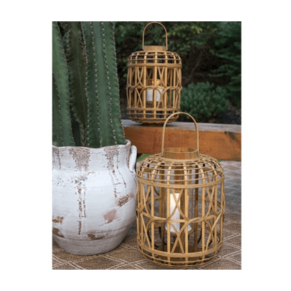 LL102 + LL103 - RATTAN LANTERNS