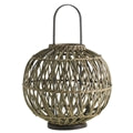 LL104 + LL105 - ROUND RATTAN LANTERNS