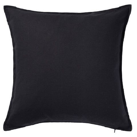 BLACK CANVAS PILLOW