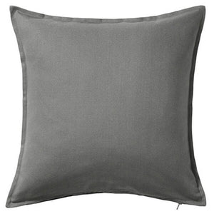 PIL101 - GREY CANVAS PILLOW