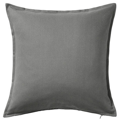 PIL101 - GREY CANVAS PILLOW