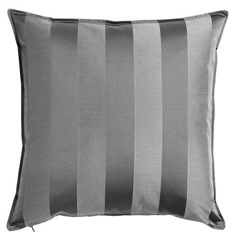 GREY TONE ON TONE STRIPE PILLOW