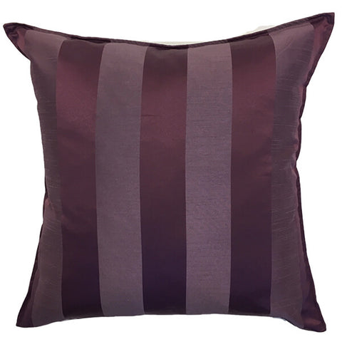 PIL251 - PURPLE TONE ON TONE STRIPE PILLOW
