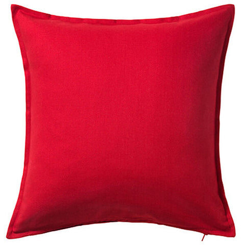 RED CANVAS PILLOW